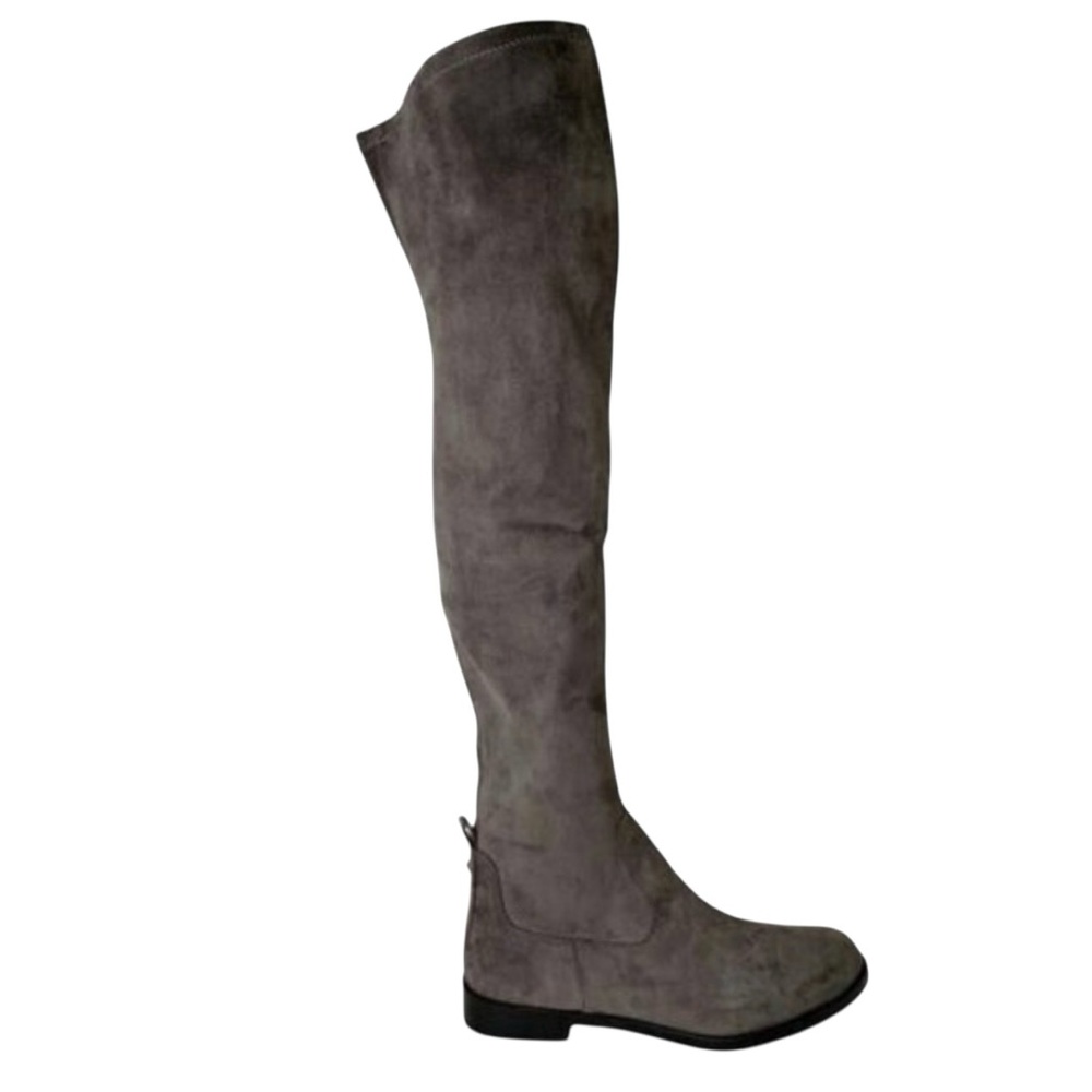 Brand new fall over knee Reaction Kenneth Cole Wind-y boots, gray, 8.5